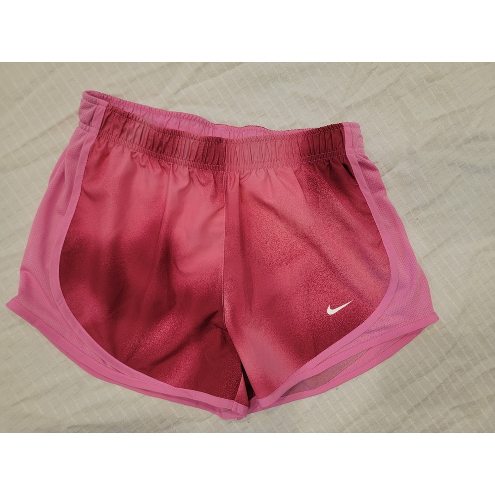 Nike Women's Tempo Dri-FIT Running Shorts Size S Pink Ombre Gradient Athletic
